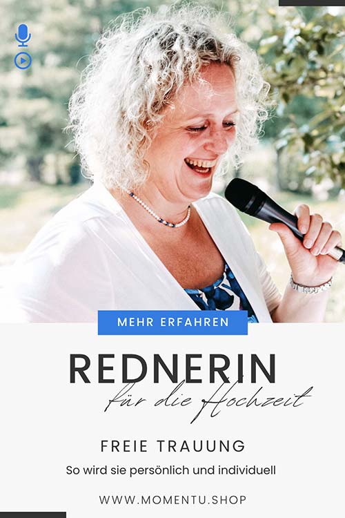 Rednerin für die Hochzeit - So wir deine freie Trauung persönlich und individuell