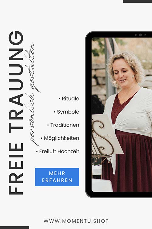 Freie Trauung persönlich gestalten - Rituale, Symbole, Traditionen, Möglichkeiten, Outdoor Hochzeit