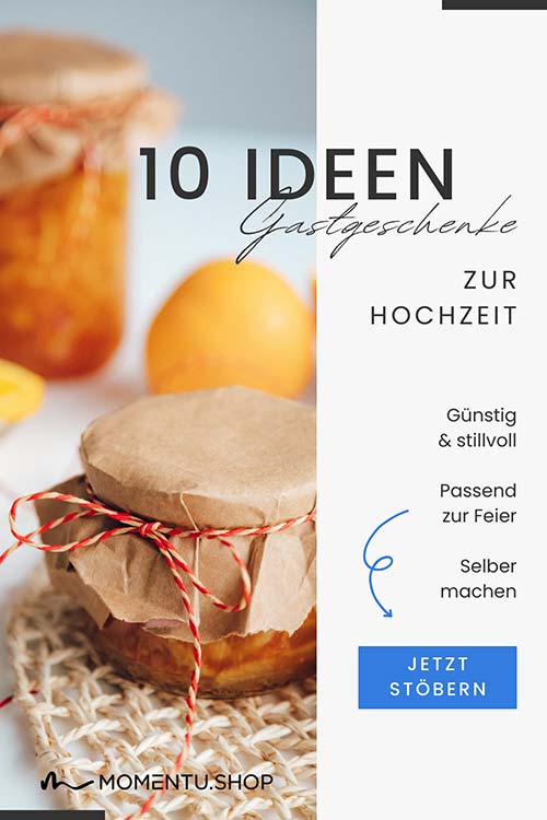 10 Ideen für selbstgemachte Gastgeschenke zur Hochzeit - Marmelade