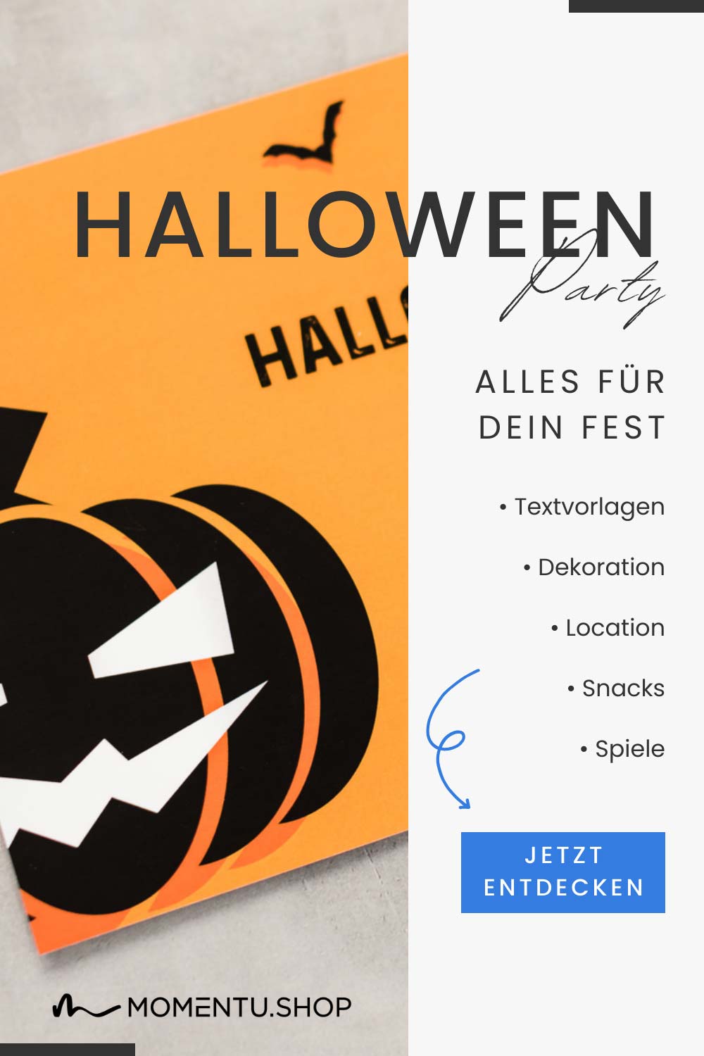 Alles für deine Halloweenparty: Textvorlagen zum Kopieren, Deko-Ideen, Location-Tipps, Snacks und Spiele
