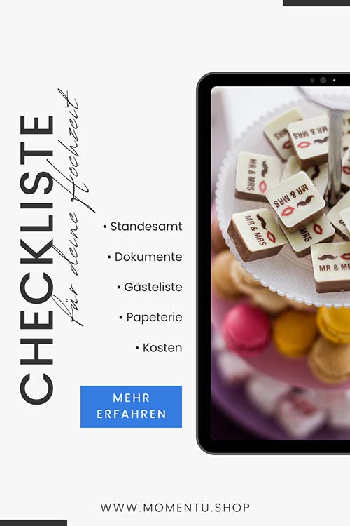 Hochzeit planen leicht gemacht: Die perfekte Checkliste