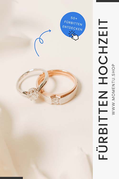 Mehr als 50 moderne Fürbitten für die kirchliche Hochzeit