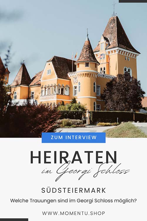 Arten von Trauungen, die im Georgi Schloss im Süden der Steiermark möglich sind