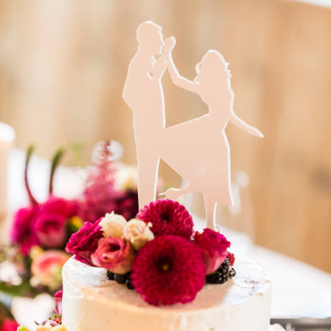 Cake Topper für die Hochzeitstorte