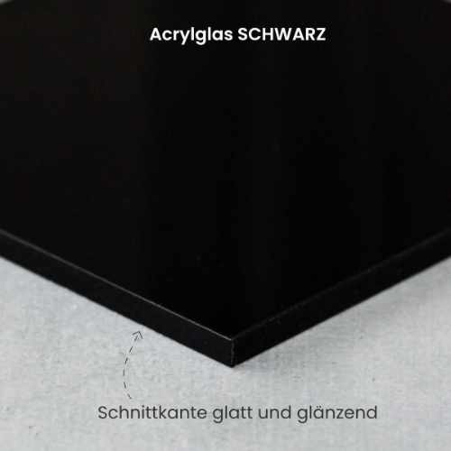 Acrylglas Schwarz