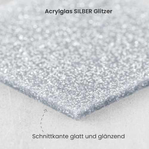 Acrylglas Silber