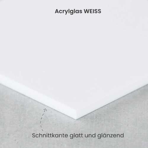 Acrylglas Weiß