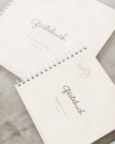 Gästebücher für die Hochzeit online gestalten