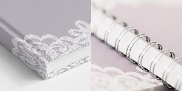 Gästebücher Hardcover und Spiralbindung im Vergleich