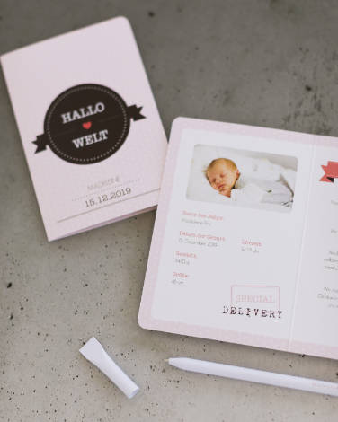 Dankesworte für Geburtskarten