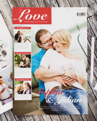 Hochzeitszeitung Love