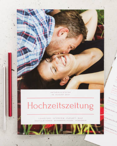 Hochzeitszeitung Klassiker