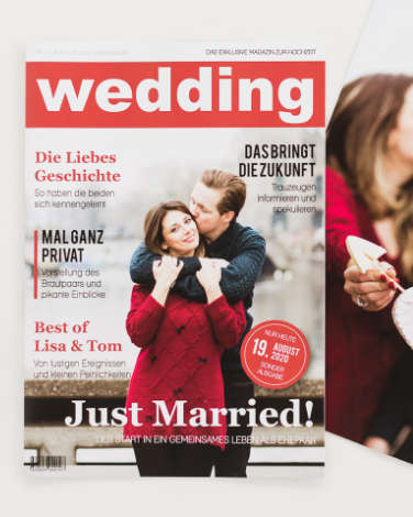 Hochzeitszeitungen individuell gestalten