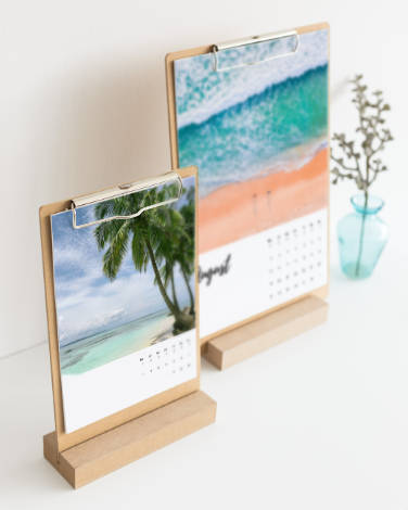 Klemmbrettkalender in zwei Größen