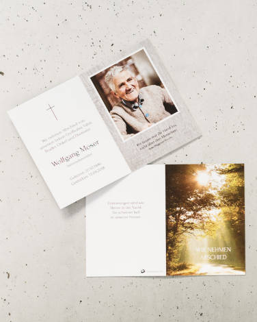 Erinnerungen schaffen mit Sterbebildern