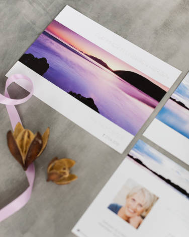 Erinnerungen schaffen mit Trauerkarten