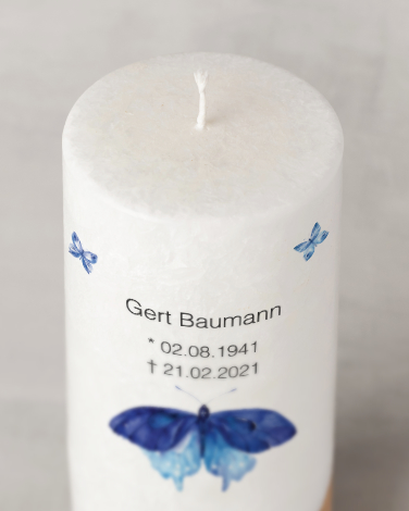 Erinnerungen schaffen mit Trauerkerzen