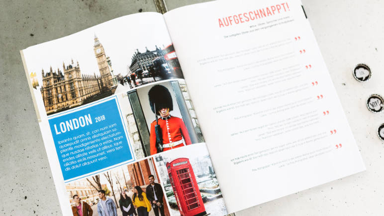 Maturazeitung online gestalten - Reisebericht