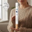 Kommunionkerze Holzelement Docht Blauwal Ø4 x 40 cm