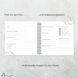 Gästebuch Taufe Glamourös