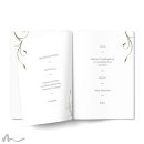Kirchenheft Hochzeit Ametrin Holzherz 15 x 21 cm