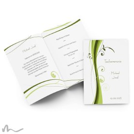 Kirchenheft Taufe Ametrin 15 x 21 cm