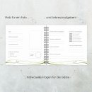 Gästebuch Hochzeit Ametrin Holzherz