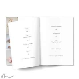 Kirchenheft Taufe Easy Three 15 x 21 cm