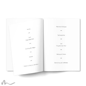 Kirchenheft Taufe Eigenes Design 15 x 21 cm