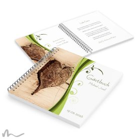 Gästebuch Taufe Ametrin Holzherz