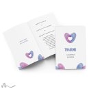 Kirchenheft Hochzeit Fingerabdruck Herz 15 x 21 cm