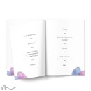 Kirchenheft Hochzeit Fingerabdruck Herz 15 x 21 cm
