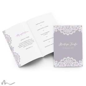 Kirchenheft Taufe Einsame Spitze 15 x 21 cm