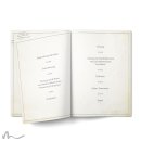 Kirchenheft Hochzeit Vintage Postcard 15 x 21 cm