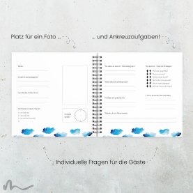 Gästebuch Hochzeit Wolke Sieben