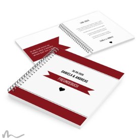 Gästebuch Hochzeit Wedding Ticket