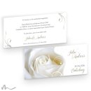 Hochzeitseinladung Imago Rose 21 x 10 cm Doppelseitig