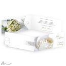 Hochzeitseinladung Imago Rose 21 x 10 cm Klappkarte