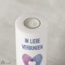 Hochzeitskerze Fingerabdruck Herz Ø9 x 25 cm