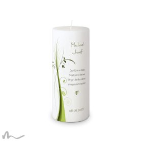 Taufkerze Docht Ametrin Ø8 x 20 cm