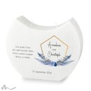 Hochzeitskerze Docht Boho Chic Halbmond 24 x 19 cm