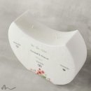 Hochzeitskerze Docht Total Floral Halbmond 24 x 19 cm