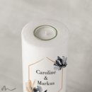 Hochzeitskerze Zeitlos Elegant Ø9 x 25 cm