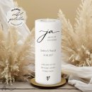 Hochzeitskerze Ja Ø9 x 25 cm