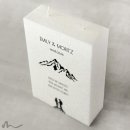 Hochzeitskerze Docht Bergleidenschaft 17 x 25 cm