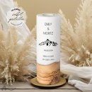 Hochzeitskerze Holzelement Docht Bergleidenschaft Ø9 x 25 cm