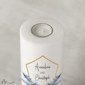 Hochzeitskerze Boho Chic Ø9 x 25 cm