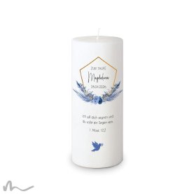 Taufkerze Docht Boho Chic Ø8 x 20 cm