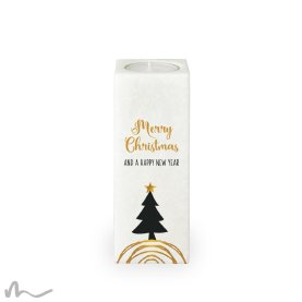 Weihnachtskerze Christbaum 6 x 6 x 15 cm