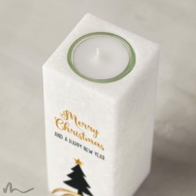 Weihnachtskerze Christbaum 6 x 6 x 15 cm